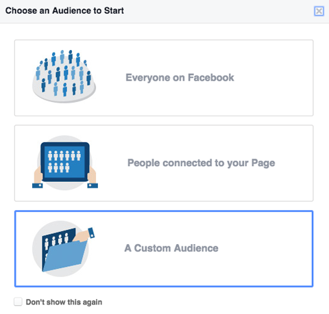 Facebook Ads Campaign - Creating Audience